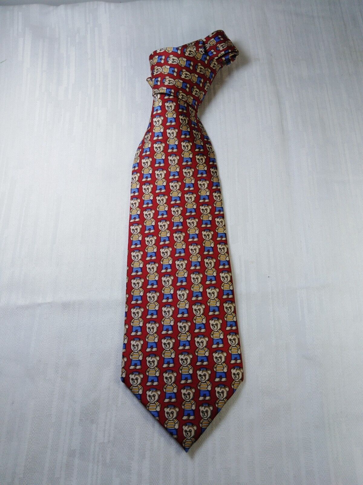 LES COPAINS 100% SILK TIE SETA CRAVATTA NECKTIE MADE IN ITALIA CLASSIC