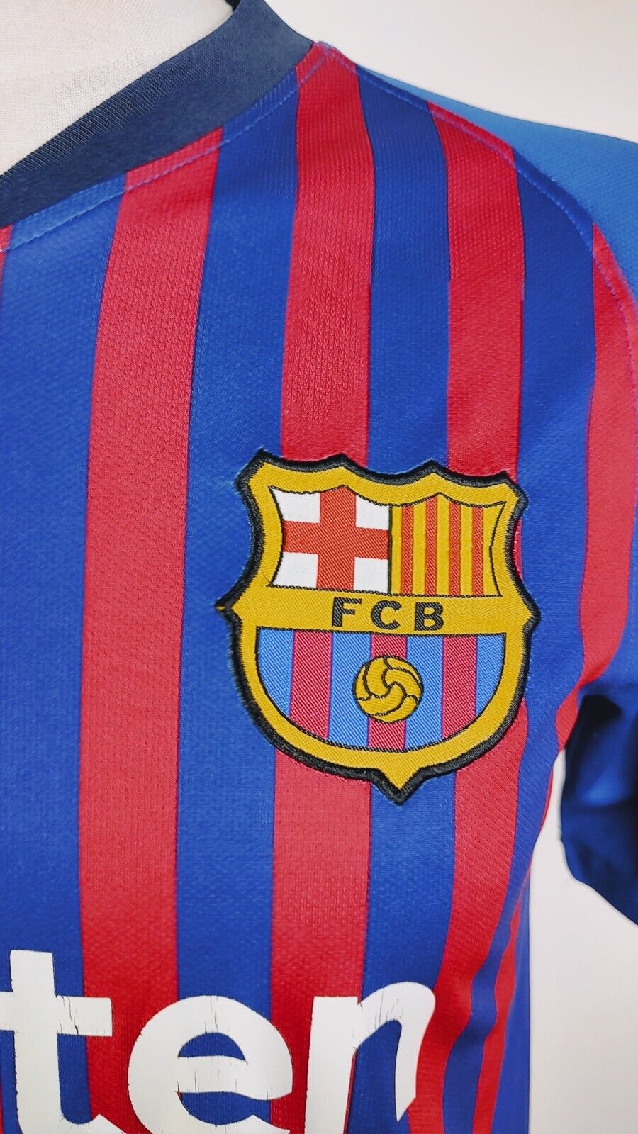 NIKE BARCELONA MAGLIA CALCIO 2018/19 UOMO Tg S SOCCER TRIKOT MAN JERSEY
