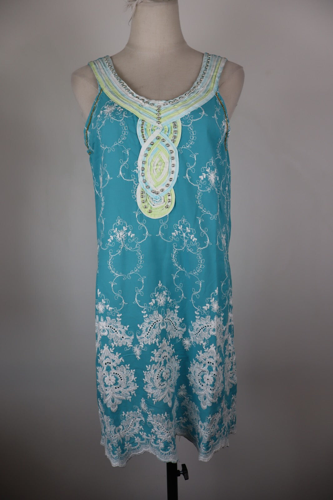 CUSTO BARCELONA VESTITO ABITO DONNA TG 4 WOMAN CASUAL VINTAGE DRESS