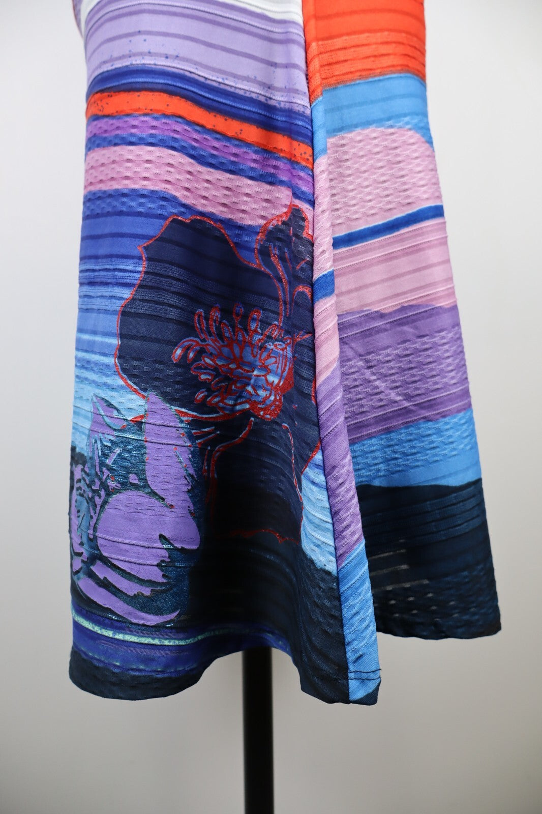 DESIGUAL VESTITO ABITO SMANICATO DONNA TG. M WOMAN CASUAL VINTAGE DRESS LOGO