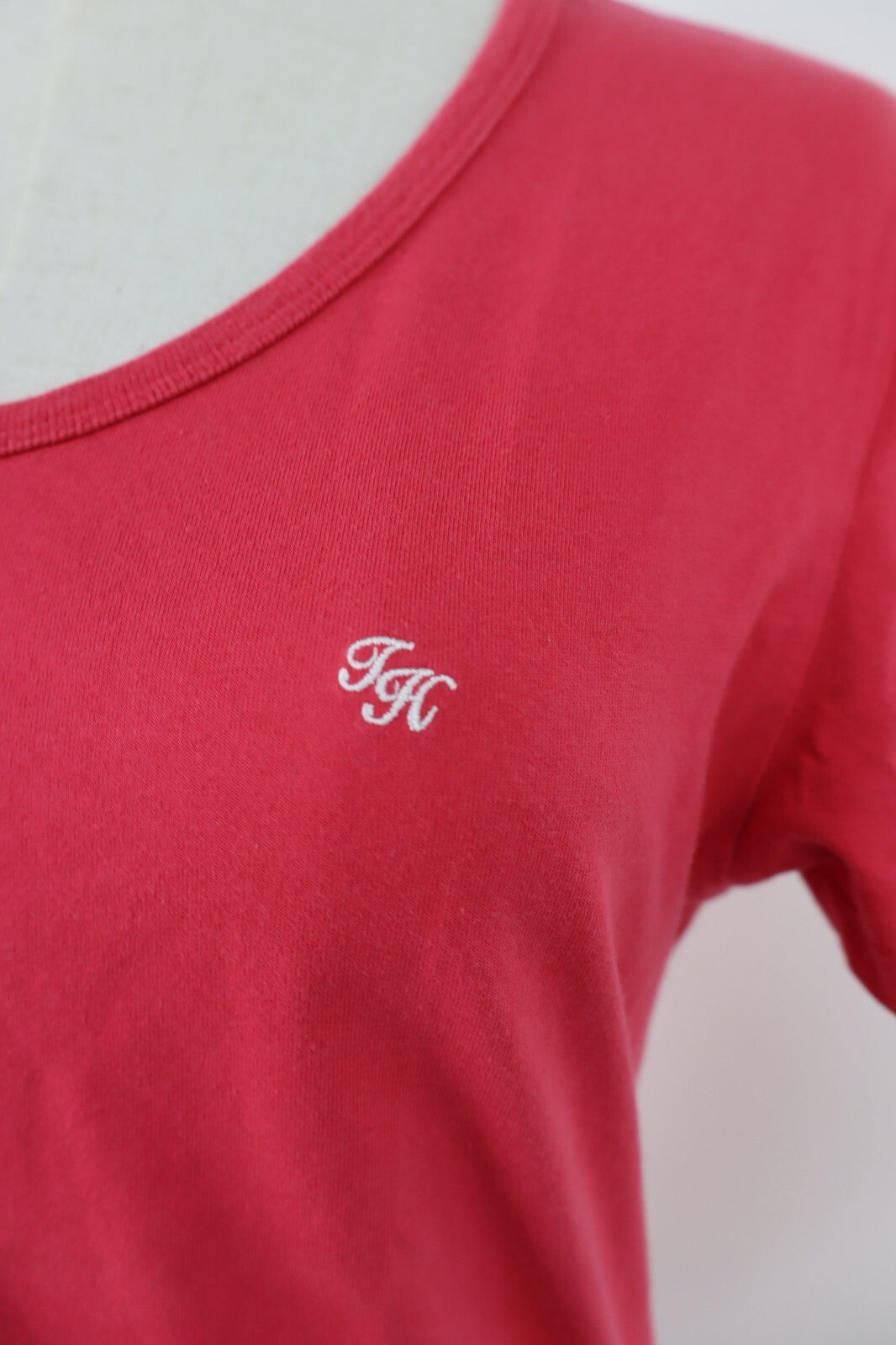 TOMMY HILFIGER MAGLIA DONNA TG. XL WOMAN CASUAL VINTAGE TOP T-SHIRT COTONE