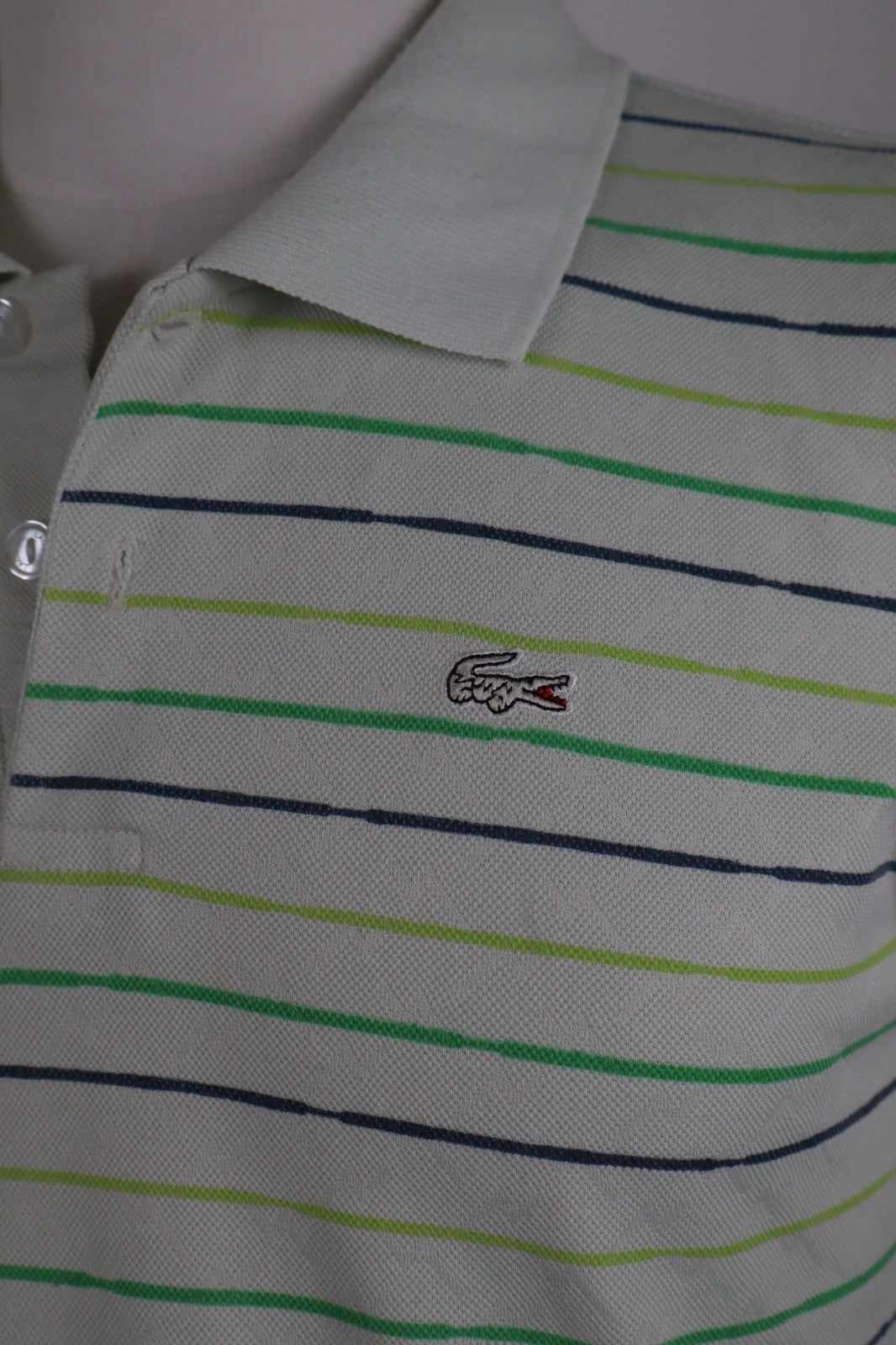 LACOSTE POLO MAGLIA UOMO COTONE TG. 3 MAN COTTON T-SHIRT CASUAL VINTAGE LOGO