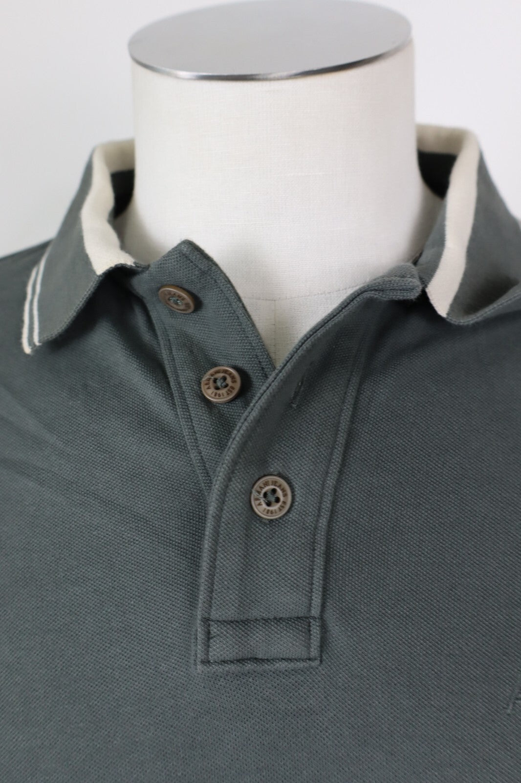 ARMANI JEANS POLO MAGLIA UOMO COTONE TG. L MAN COTTON T- SHIRT CASUAL VINTAGE