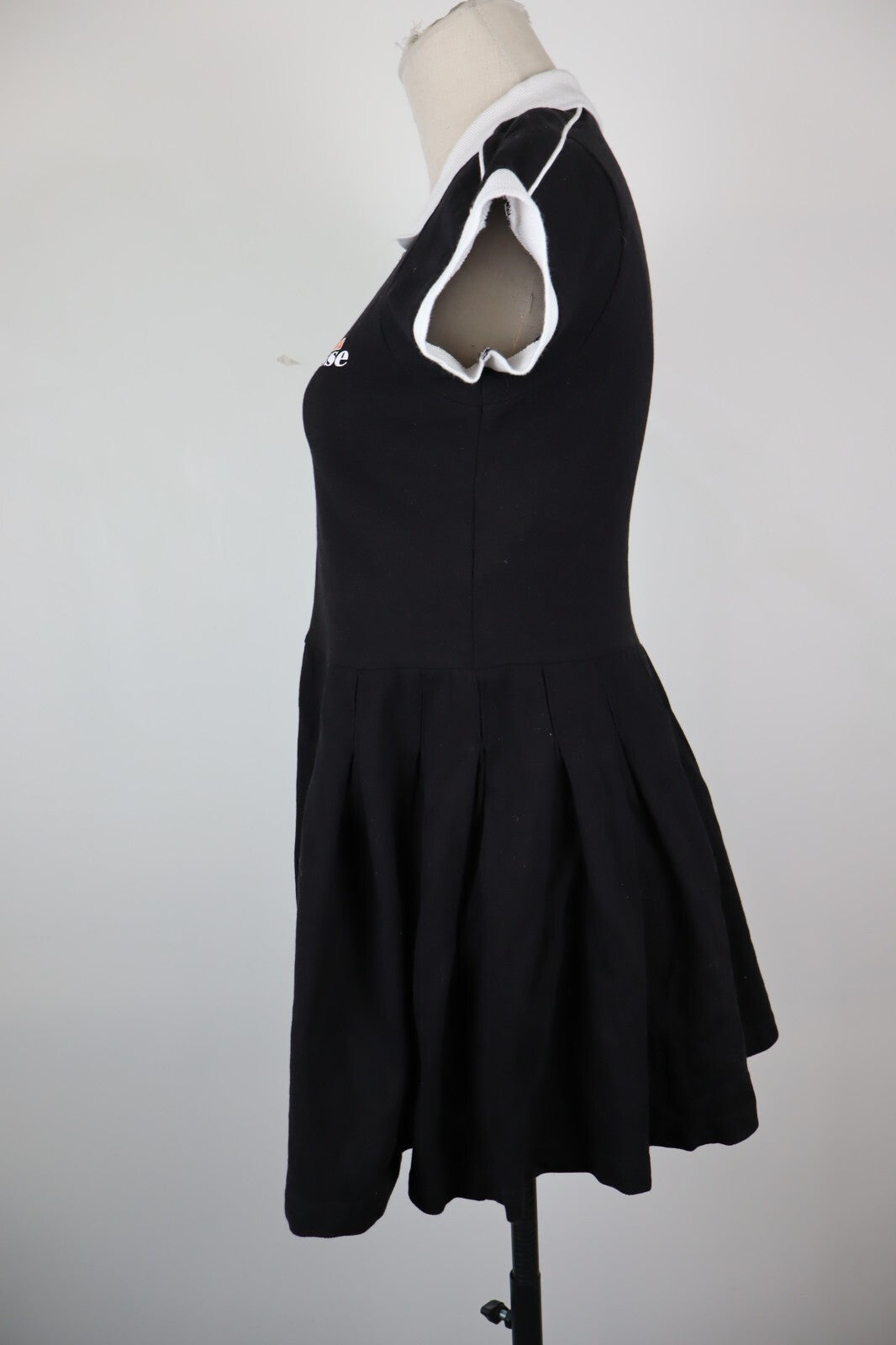 ELLESSE VESTITO A POLO CON ZIP DONNA TG. 36  WOMAN CASUAL TENNIS VINTAGE DRESS