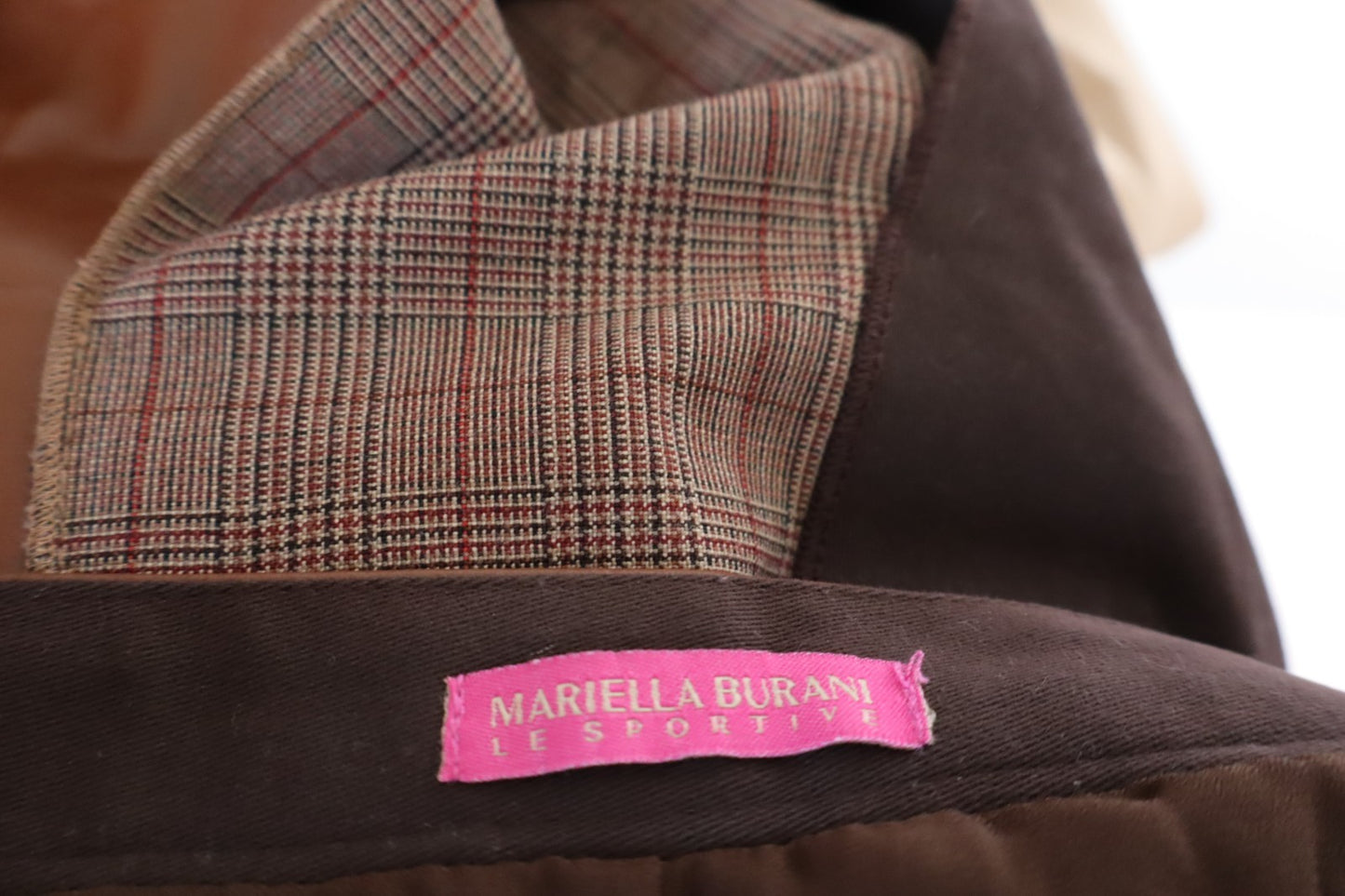 MARIELLA BURANI GONNA DONNA WOMAN SKIRT Tg. 46 CASUAL VINTAGE COTONE ECOPELLE