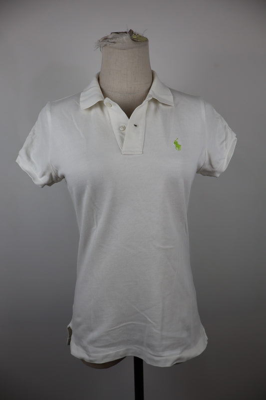 RALPH LAUREN SKINNY POLO DONNA COTONE TG. S WOMAN SHIRT CASUAL VINTAGE COTTON