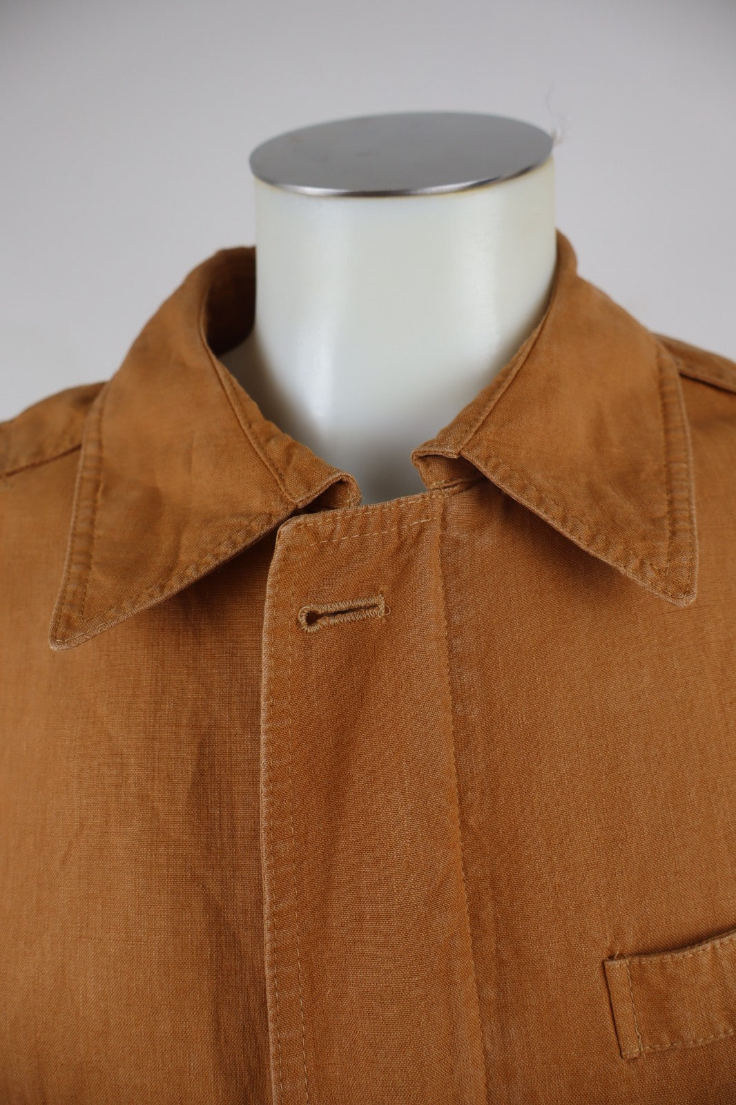 BUGATTI GIUBBINO UOMO TG 50 MAN VINTAGE CASUAL JACKET LINO FLAX