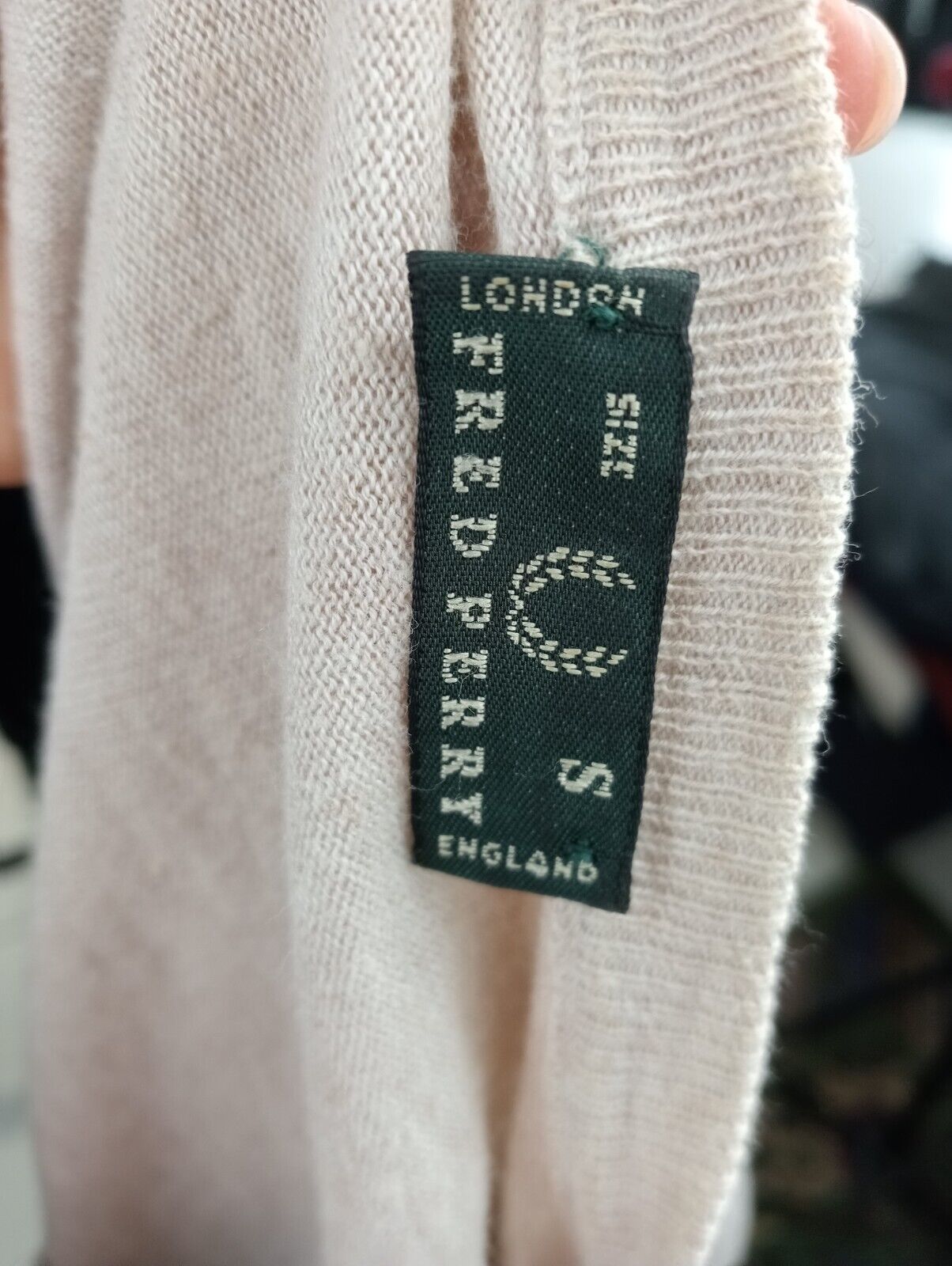 FRED PERRY MAGLIONE COTONE COTTON UOMO S MAN SWEATER CASUAL VINTAGE ITALY