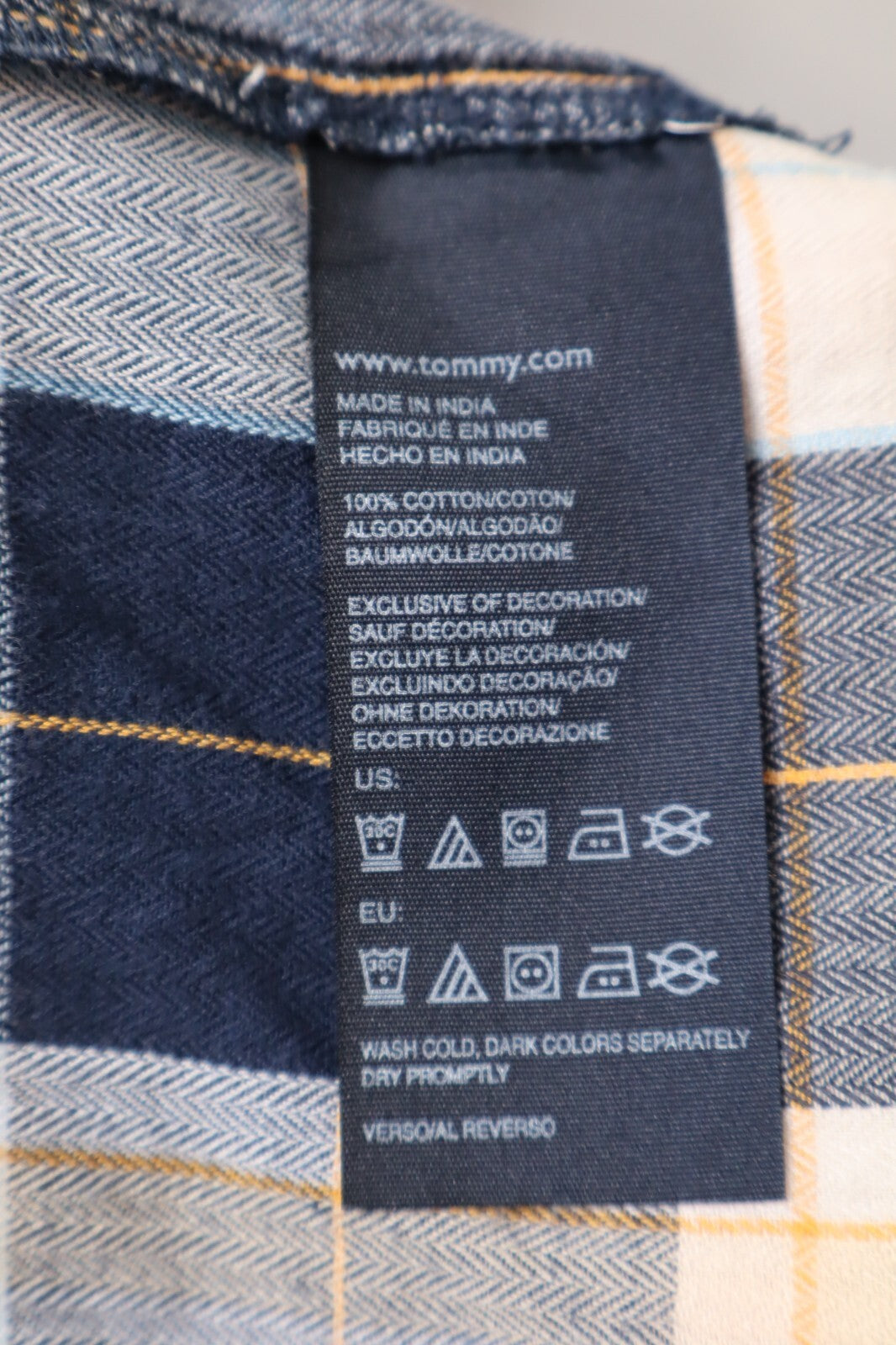 TOMMY HILFIGER CAMICIA  DONNA TG. M WOMAN SHIRT CASUAL VINTAGE COTONE