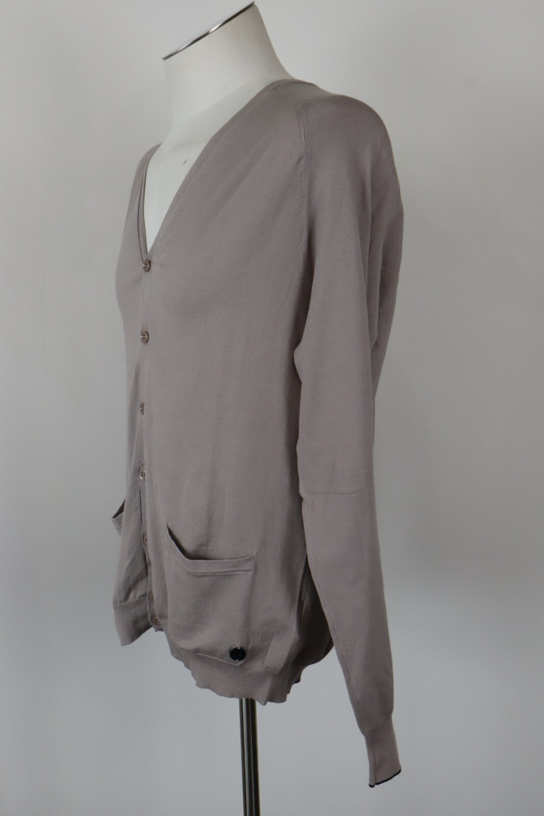 LIU JO MAGLIONE CARDIGAN VINTAGE UOMO Tg. L MAN SWEATER CASUAL COTONE