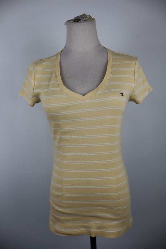 TOMMY HILFIGER MAGLIA DONNA TG S WOMAN CASUAL VINTAGE TOP T-SHIRT COTONE COTTON