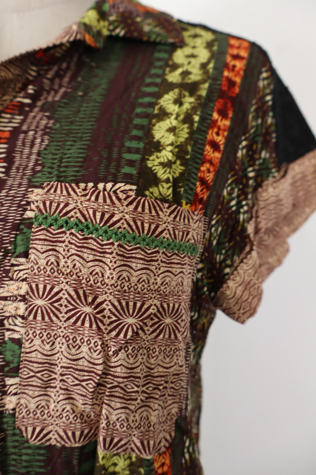 DESIGUAL CAMICIA DONNA TG. S WOMAN SHIRT CASUAL VINTAGE