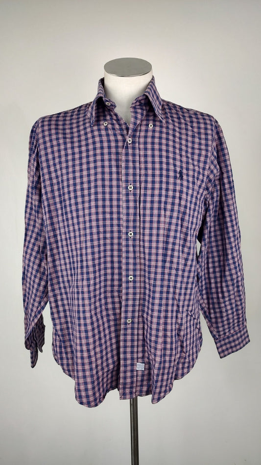 RALPH LAUREN CAMICIA UOMO COTONE TG. 15  MAN CASUAL VINTAGE SHIRT