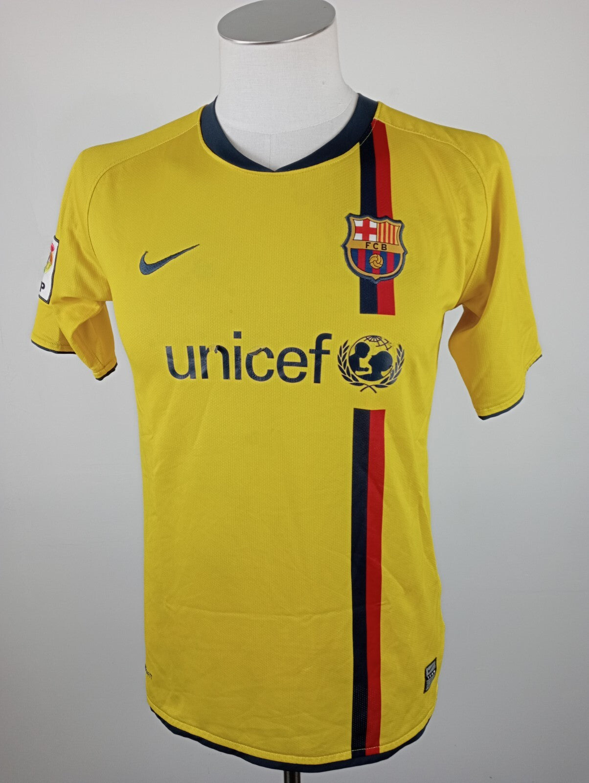 NIKE BARCELLONA MAGLIA CALCIO UOMO Tg M SOCCER JERSEY TRIKOT SPORT 2008/09