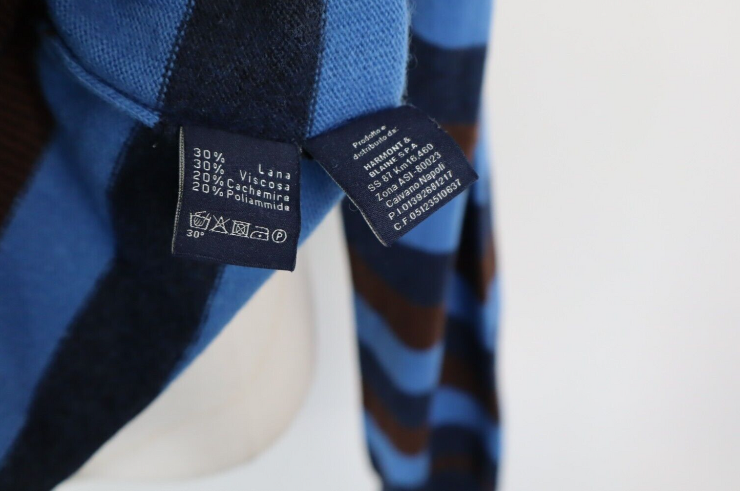 HARMONT & BLAINE MAGLIONE COTONE LANA VINTAGE UOMO Tg. 56 SWEATER MAN CASUAL