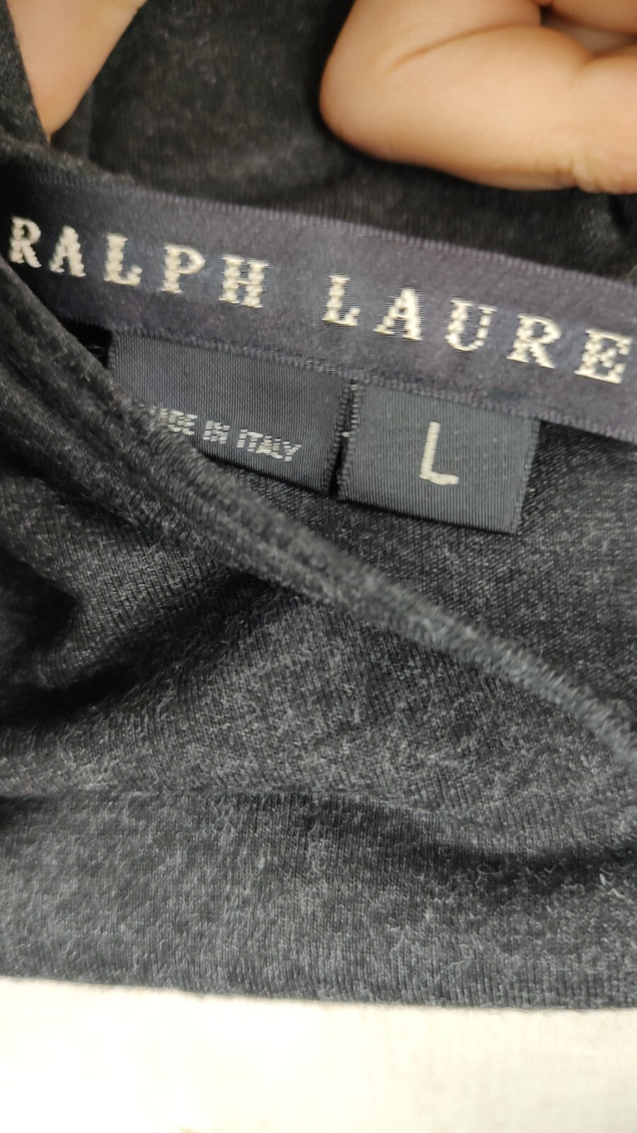 RALPH LAUREN SPORT MAGLIA COTONE DONNA TG. L WOMAN CASUAL VINTAGE T-SHIRT