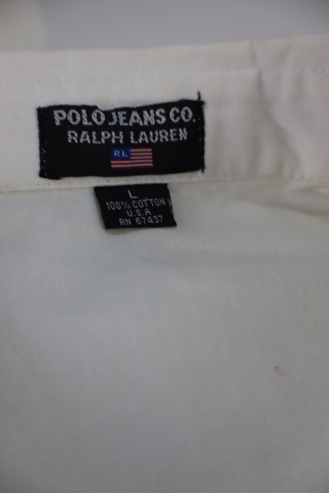 POLO RALPH LAUREN CAMICIA UOMO TG. L MAN CASUAL VINTAGE SHIRT COTONE COTTON