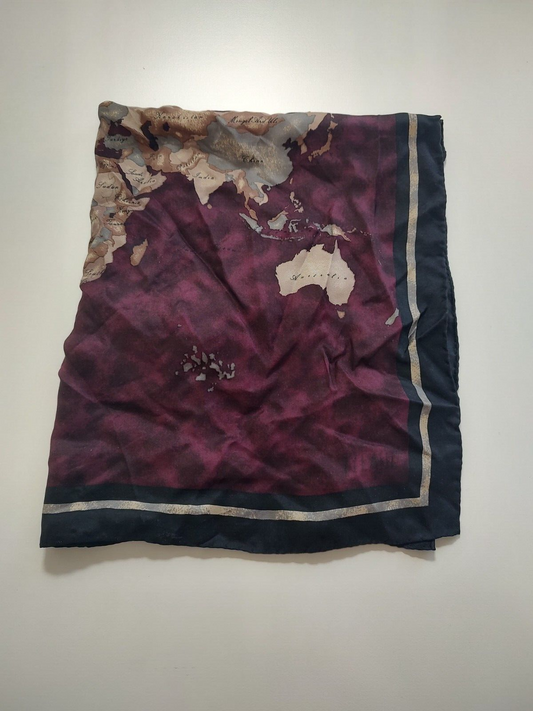 ALVIERO MARTINI 1 CLASSE FOULARD 100% SILK SETA SCARVES SCARF SQUARE MADE ITALY