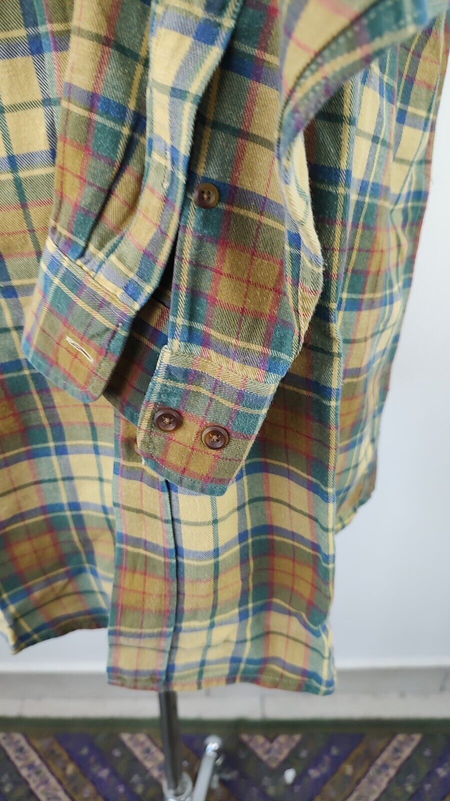 GANT CAMICIA UOMO TG. S MAN CASUAL VINTAGE SHIRT COTONE FLANELLA