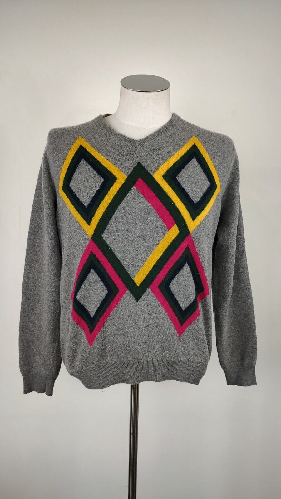 HARMONT & BLAINE MAGLIONE UOMO Tg. M MAN SWEATER CASUAL LANA VINTAGE