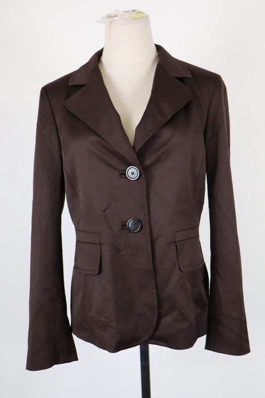 MARELLA GIACCA DONNA Tg 46 WOMAN CASUAL VINTAGE JACKET SUIT LANA