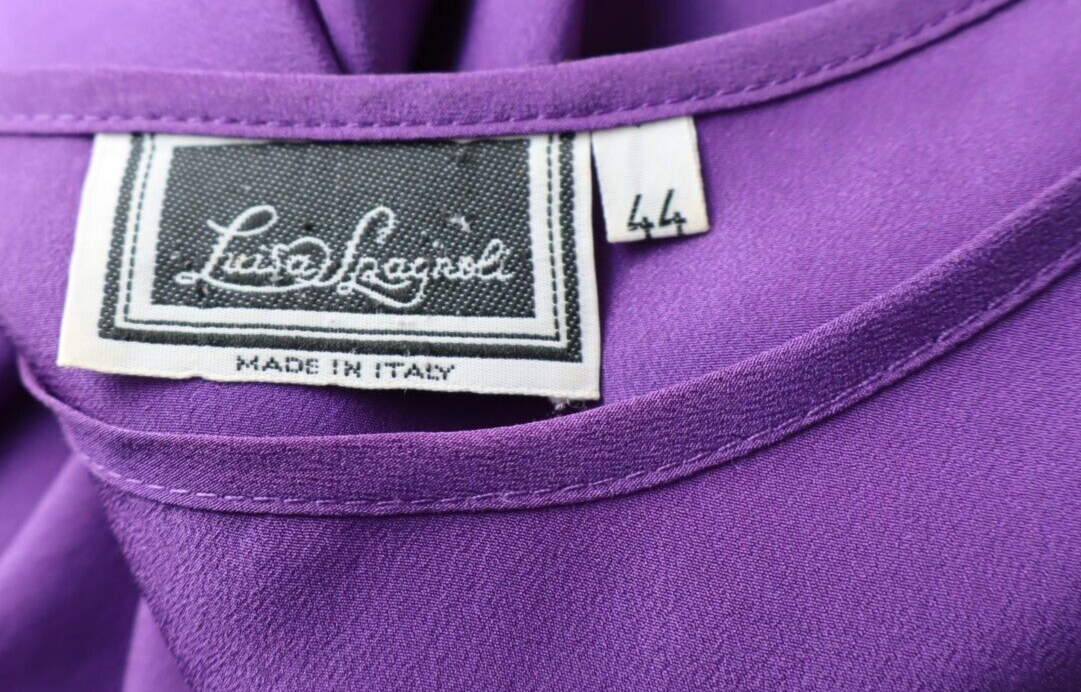 LUISA SPAGNOLI CANOTTA TOP MAGLIA DONNA TG. 44 WOMAN T-SHIRT CASUAL VINTAGE