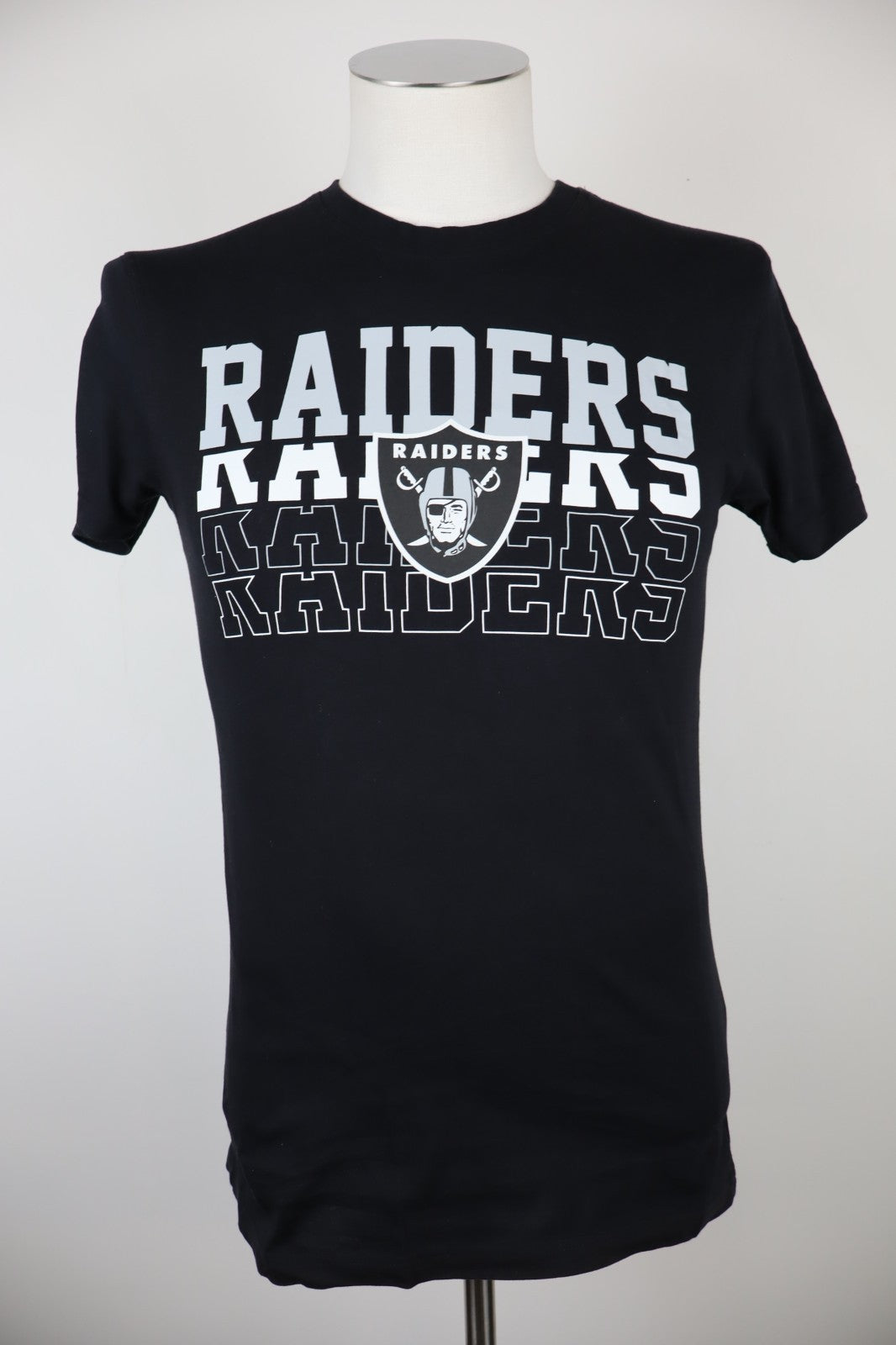 NEW ERA RAIDERS NFL MAGLIA UOMO COTONE TG. XS MAN COTTON SHIRT CASUAL VINTAGE