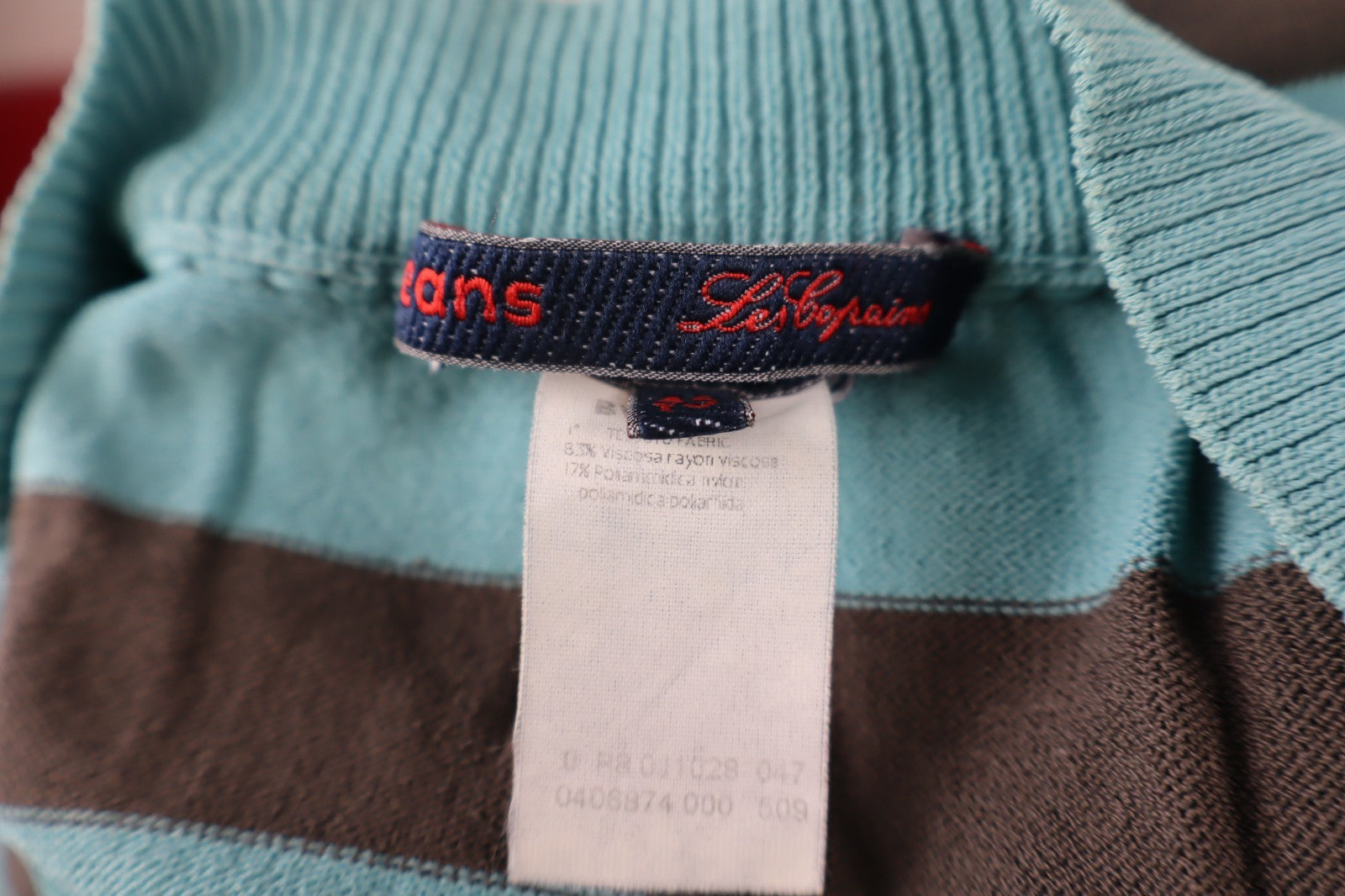 LES COPAINS JEANS MAGLIA MANICA A 3/4 DONNA TG. 46 WOMAN CASUAL VINTAGE T-SHIRT