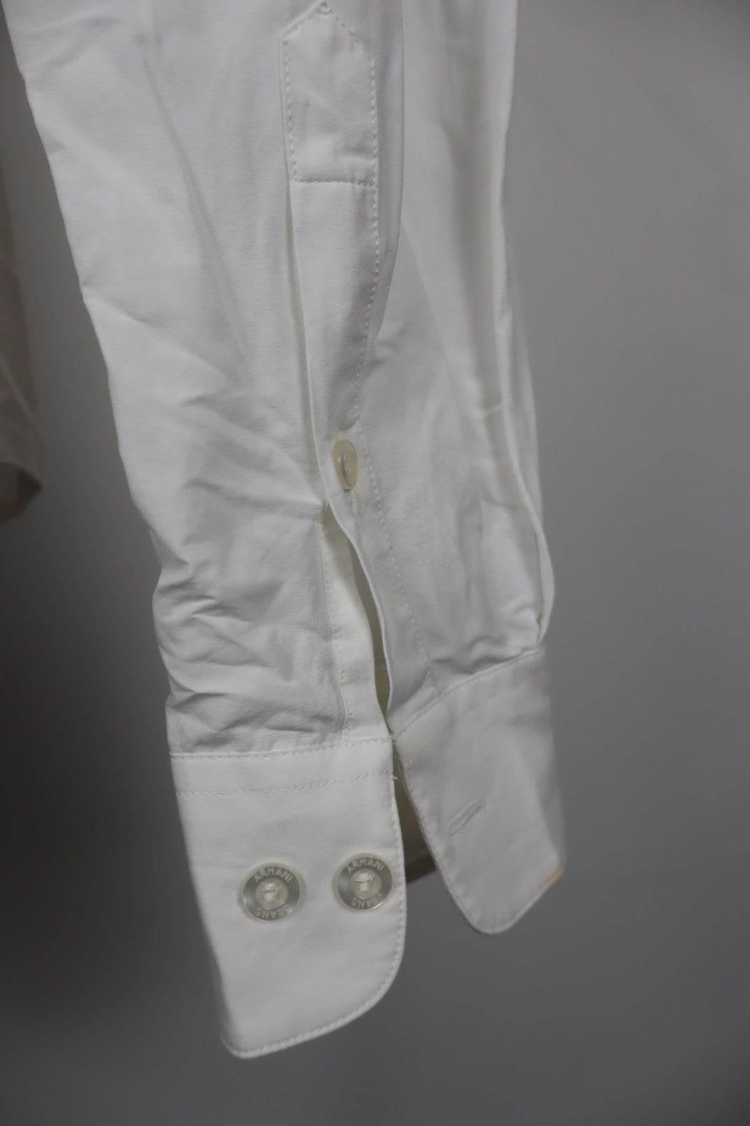 ARMANI JEANS CAMICIA UOMO COTONE TG. S SLIM MAN CASUAL VINTAGE COTTON SHIRT