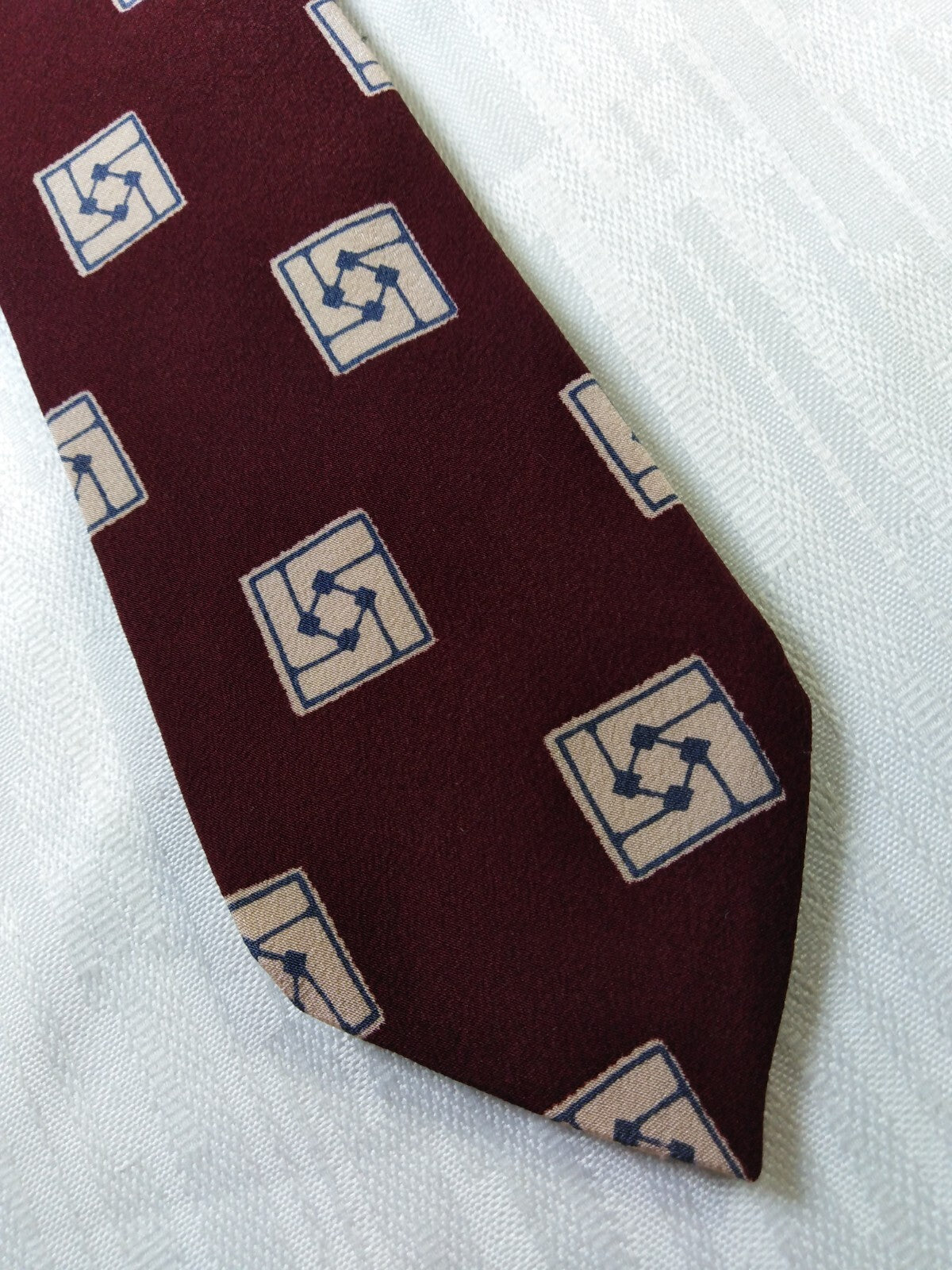 PROCHOWNICK 100% SILK TIE SETA CRAVATTA NECKTIE MADE IN ITALIA CLASSIC