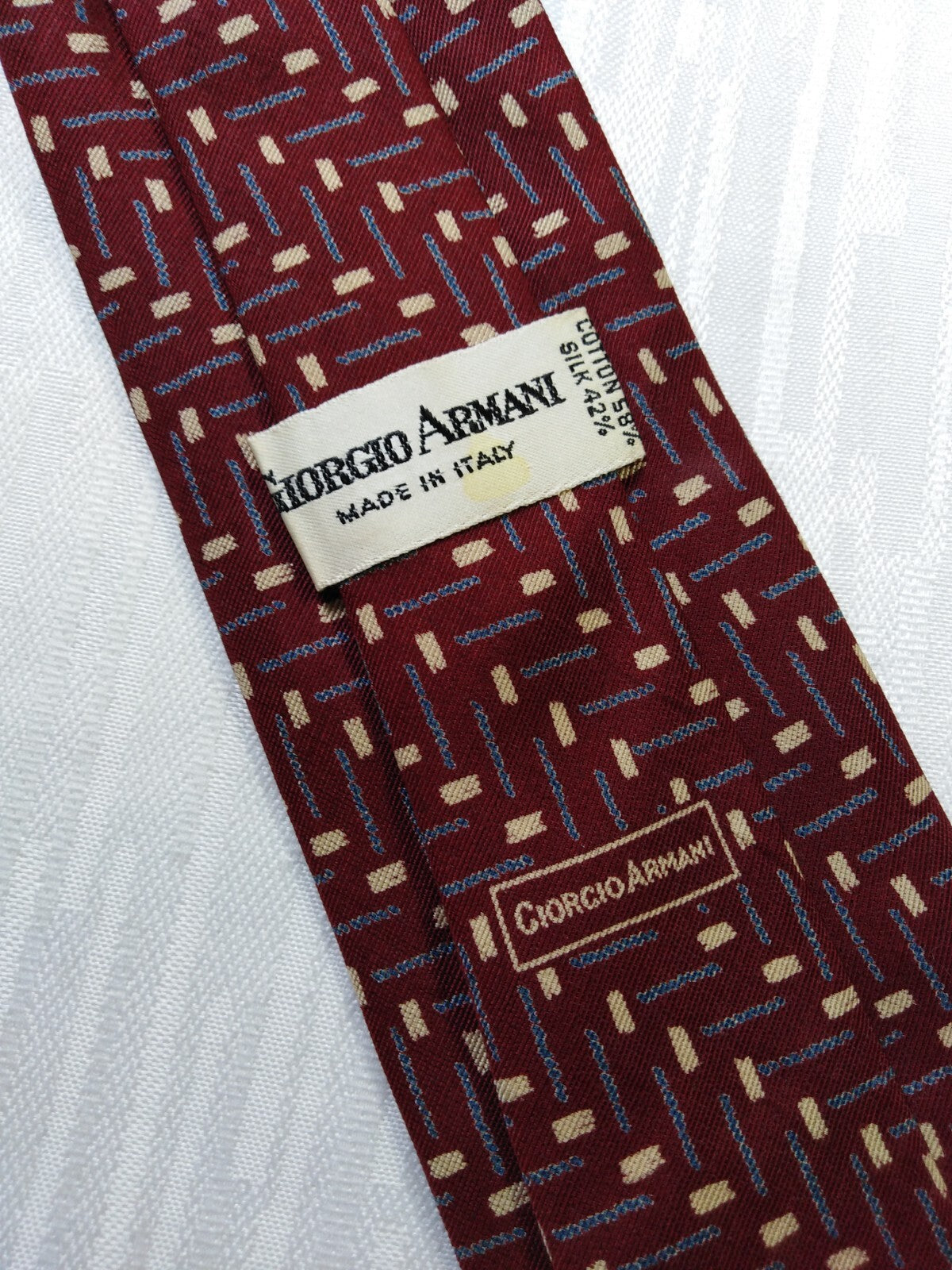 GIORGIO ARMANI 100% SILK TIE SETA CRAVATTA NECKTIE MADE IN ITALY CLASSIC