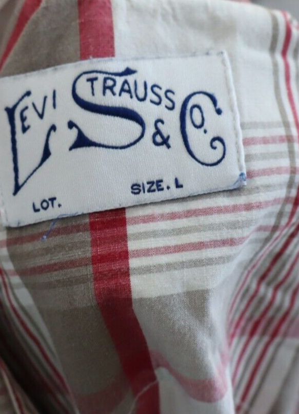 LEVI STRAUSS & CO CAMICIA SHIRT UOMO Tg L MAN VINTAGE CASUAL COTONE COTTON