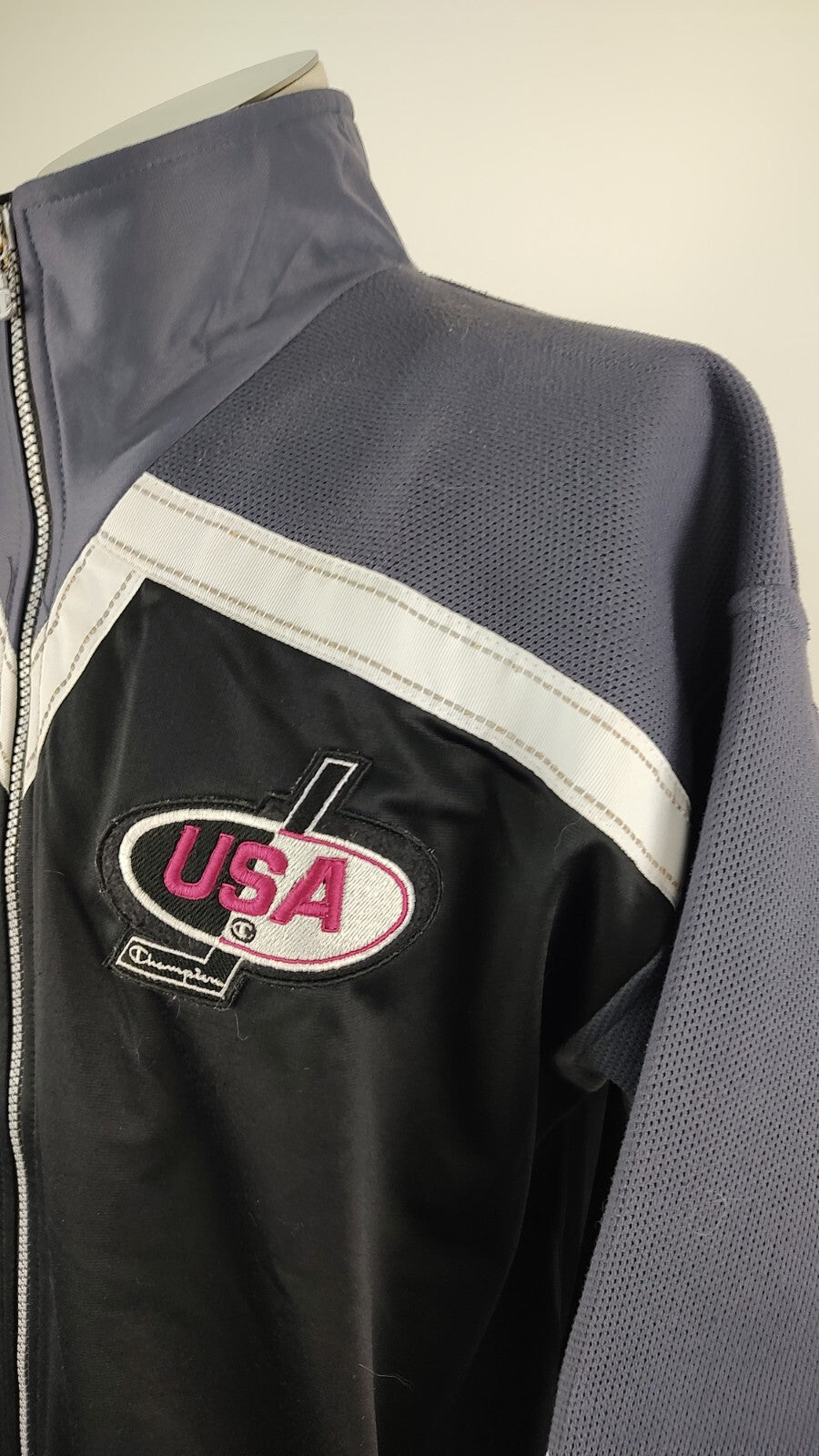 CHAMPION USA HOCKEY GIACCA SPORTIVA UOMO Tg. M MAN CASUAL SPORT JACKET