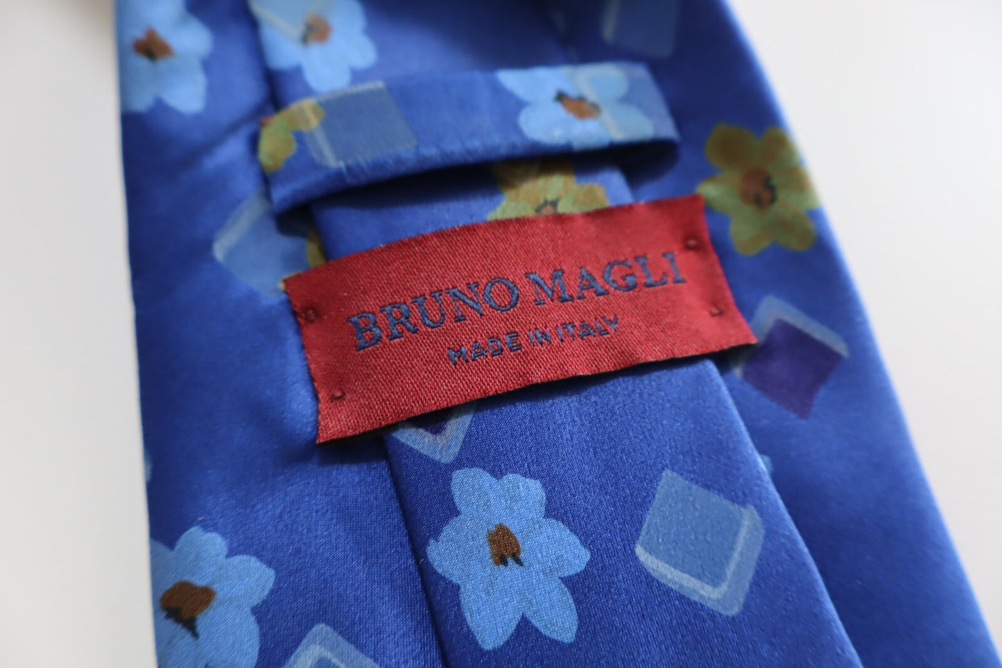 BRUNO MAGLI 100% SILK TIE SETA CRAVATTA NECKTIE MADE IN ITALY CLASSIC