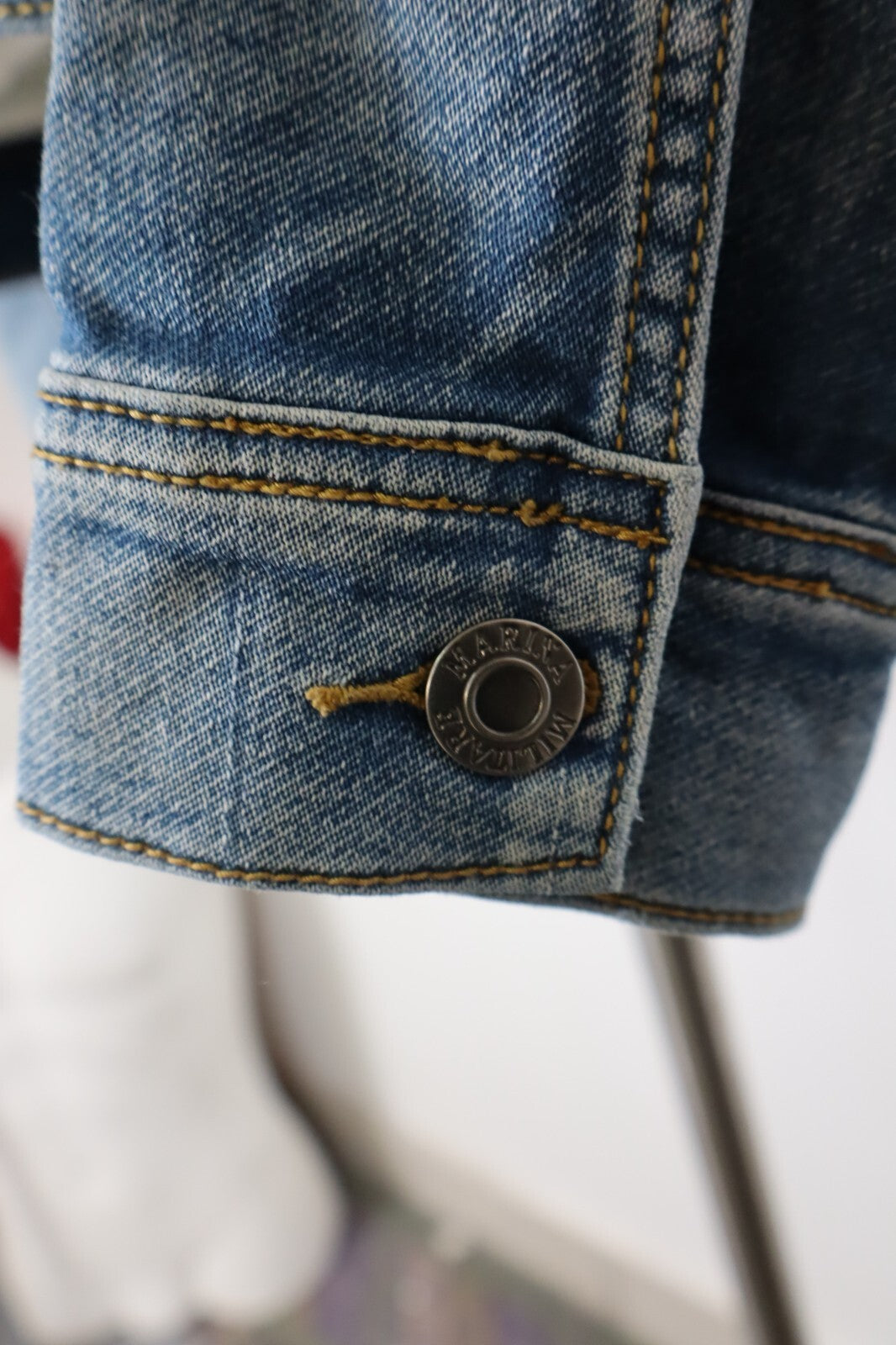 MARINA MILITARE GIUBBINO JEANS DENIM UOMO Tg M MAN CASUAL JACKET COTONE