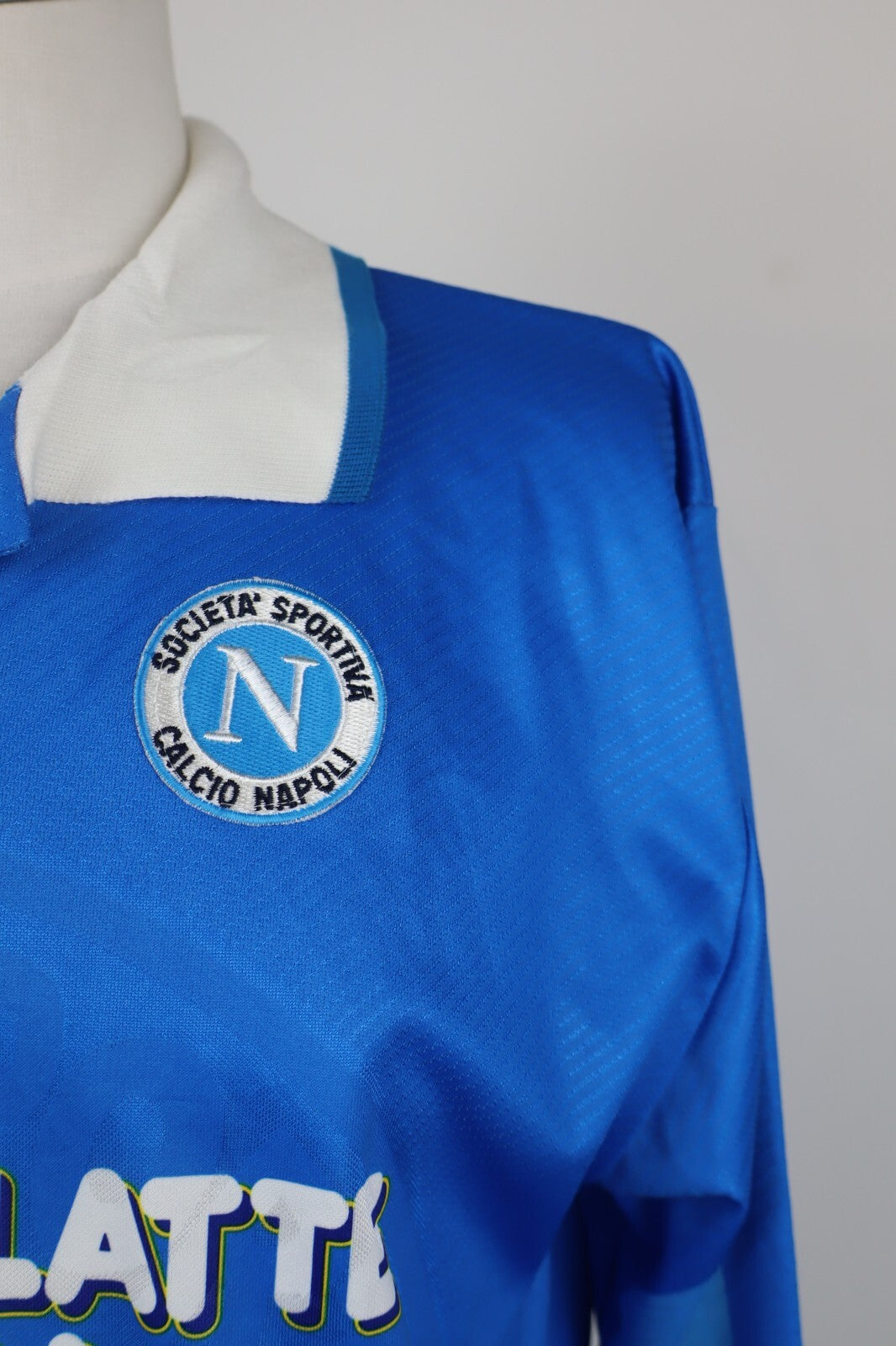 LOTTO NAPOLI TURRINI N 7 MAGLIA CALCIO UOMO TG XL JERSEY SOCCER MATCH WORN 96/97