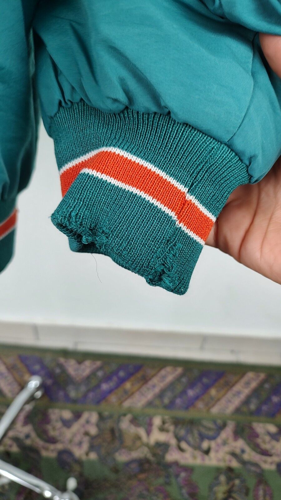 STARTER DOLPHINS GIUBBINO IMBOTTITO NFL FOOTBALL GIACCA UOMO TG L MAN JACKET