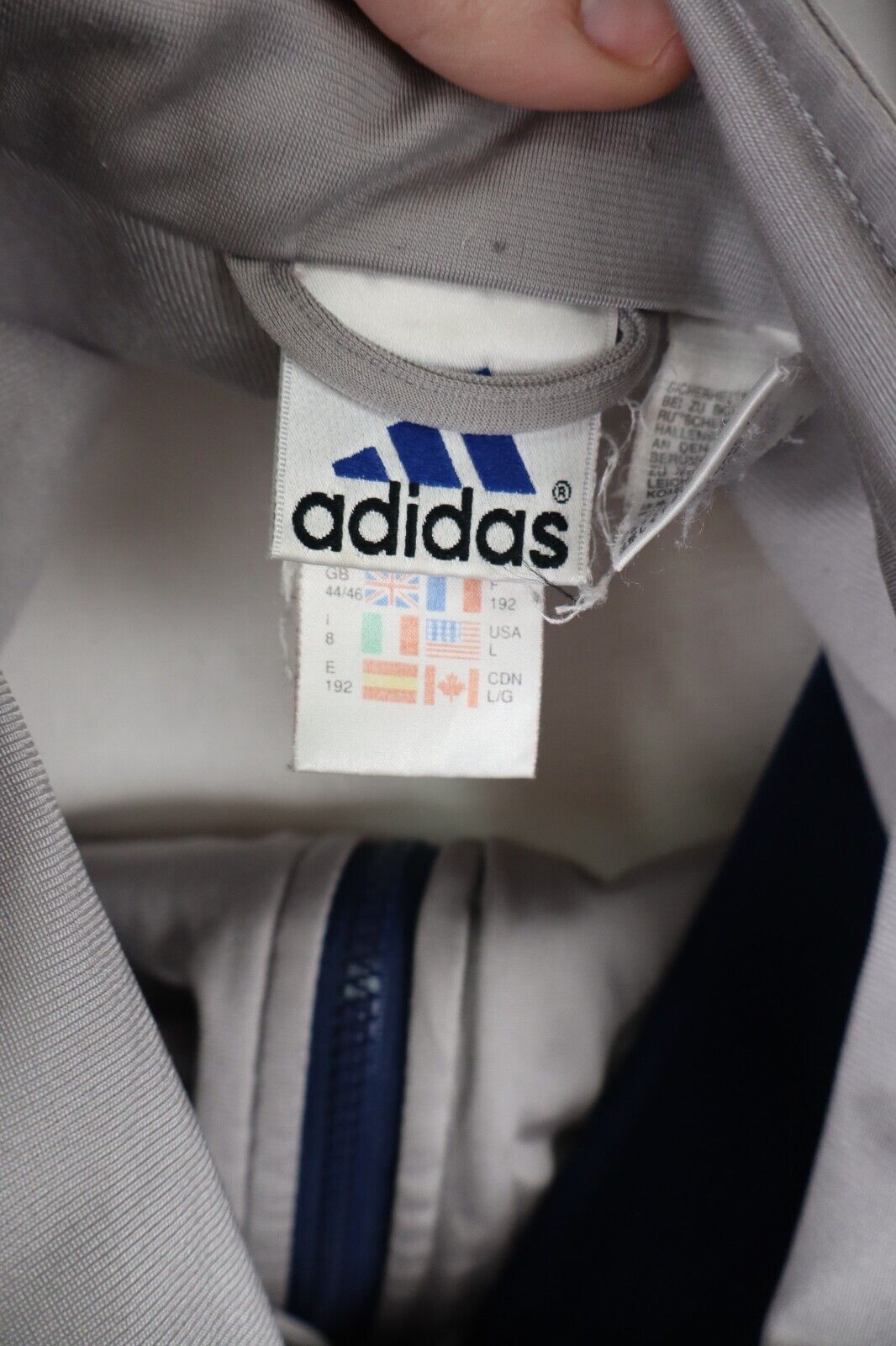 ADIDAS GIACCA SPORTIVA UOMO Tg. 8 MAN CASUAL SPORT JACKET VINTAGE