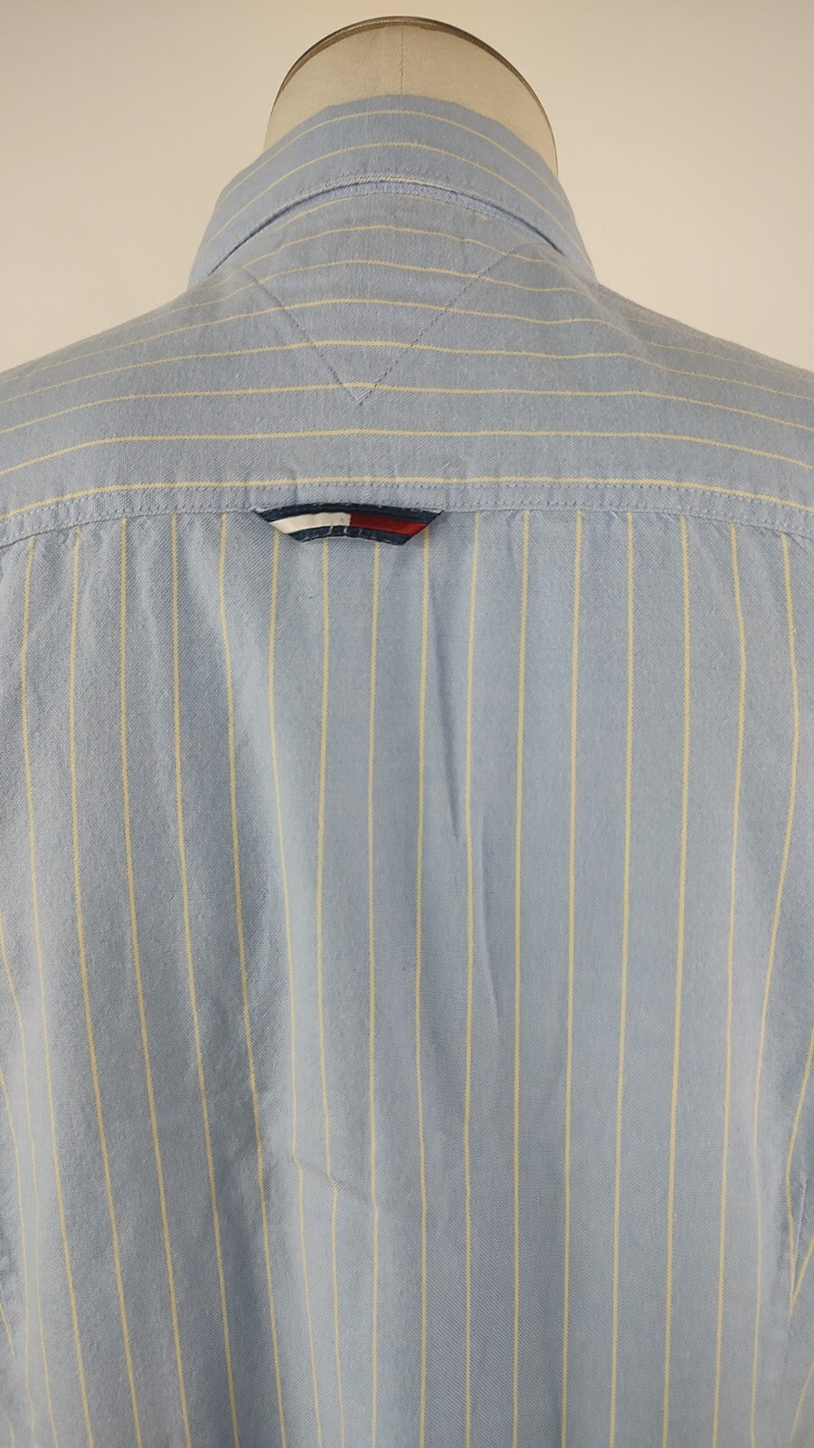 TOMMY JEANS CAMICIA UOMO COTONE TG. L MAN CASUAL VINTAGE COTTON SHIRT
