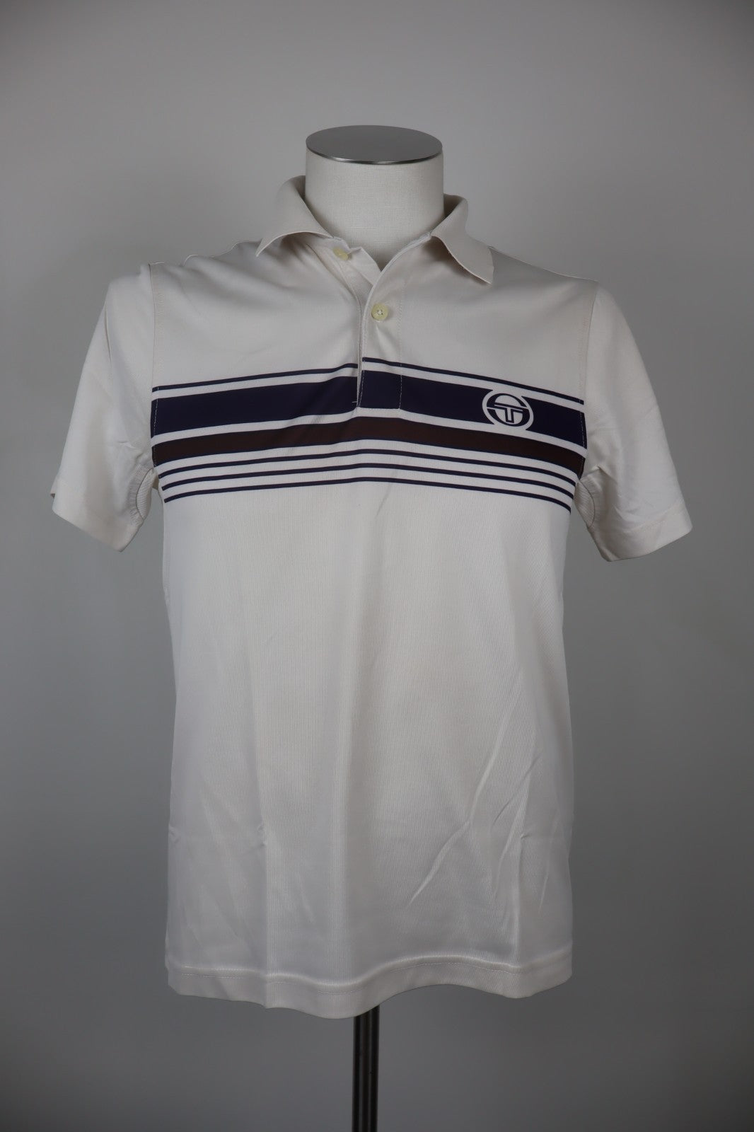 SERGIO TACCHINI MAGLIA POLO UOMO TG. S MAN T-SHIRT CASUAL VINTAGE TENNIS