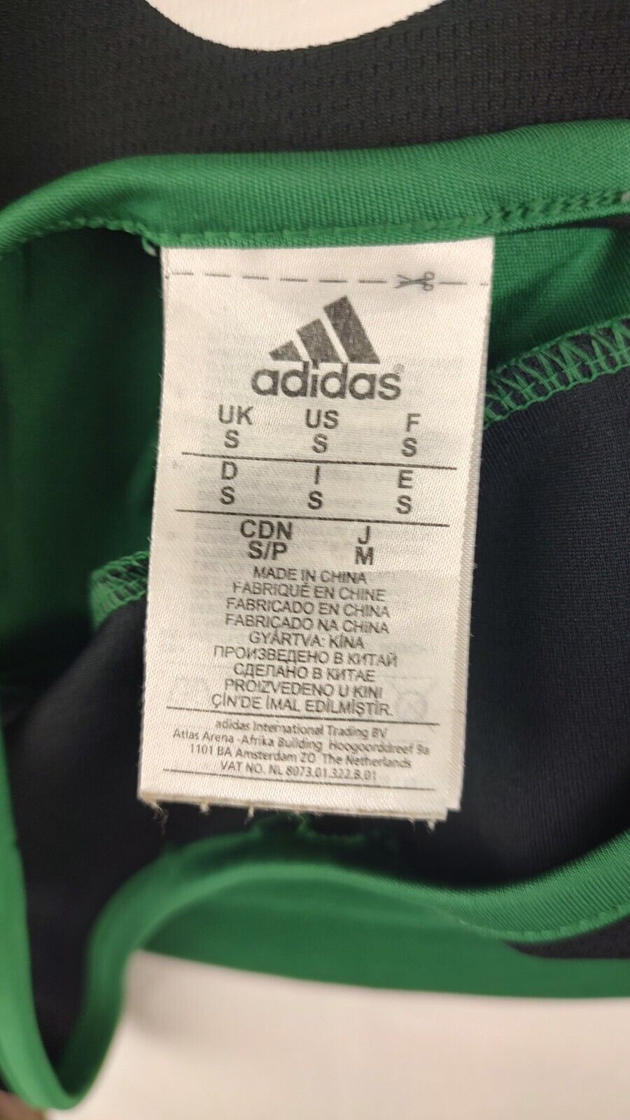 ADIDAS BOSTON CELTICS CANOTTA BASKET NBA UOMO TG. S SPORT