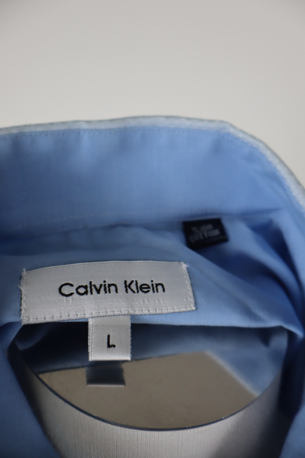 CALVIN KLEIN CK CAMICIA COTONE UOMO TG. L MAN CASUAL VINTAGE SHIRT