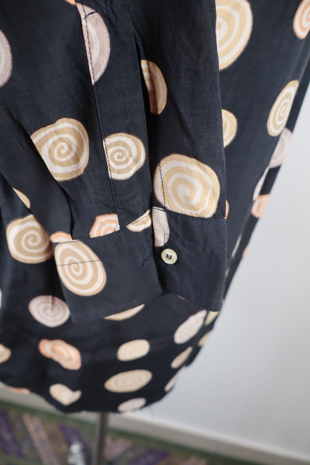 WAMPUM CAMICIA UOMO TG. L MAN CASUAL VINTAGE SHIRT COTONE