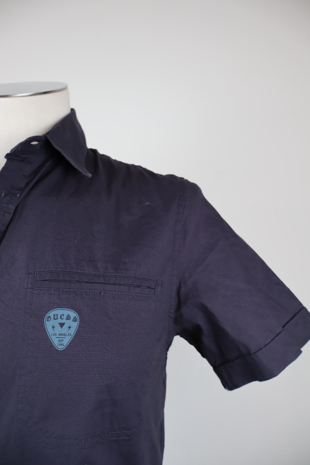 GUESS CAMICIA UOMO TG. S  MAN CASUAL VINTAGE SHIRT MAN COTONE