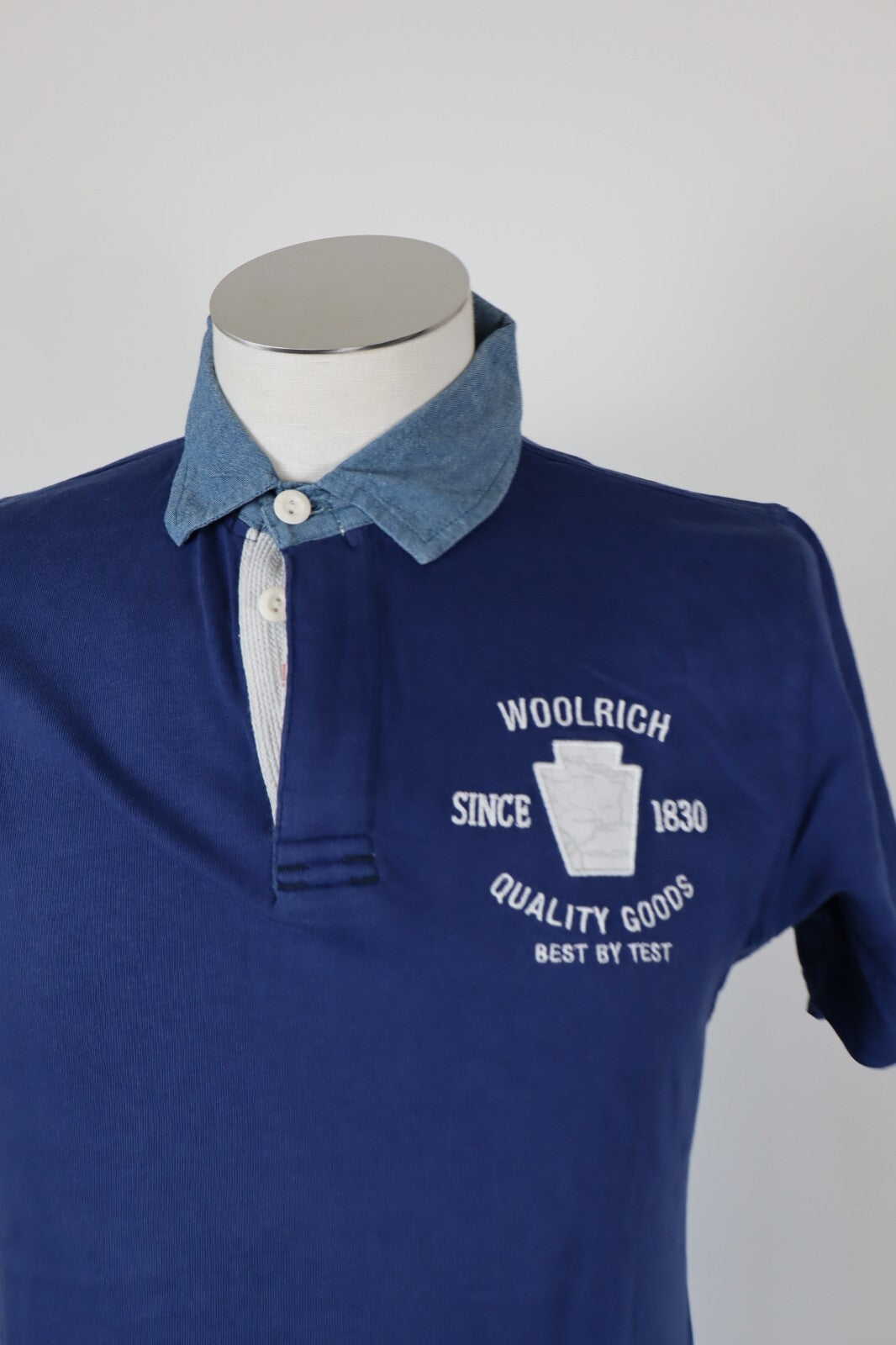 WOOLRICH MAGLIA POLO UOMO TG S MAN T-SHIRT CASUAL VINTAGE COTONE