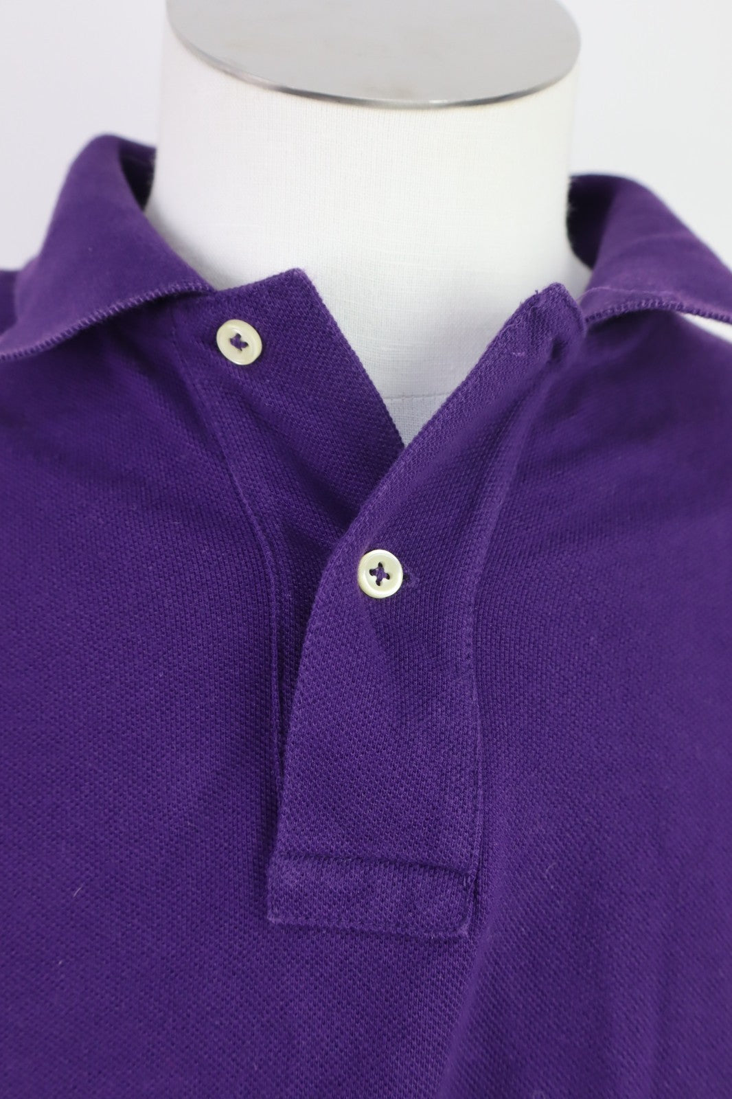 RALPH LAUREN MAGLIA POLO UOMO COTONE TG L MAN COTTON SHIRT CASUAL VINTAGE LOGO