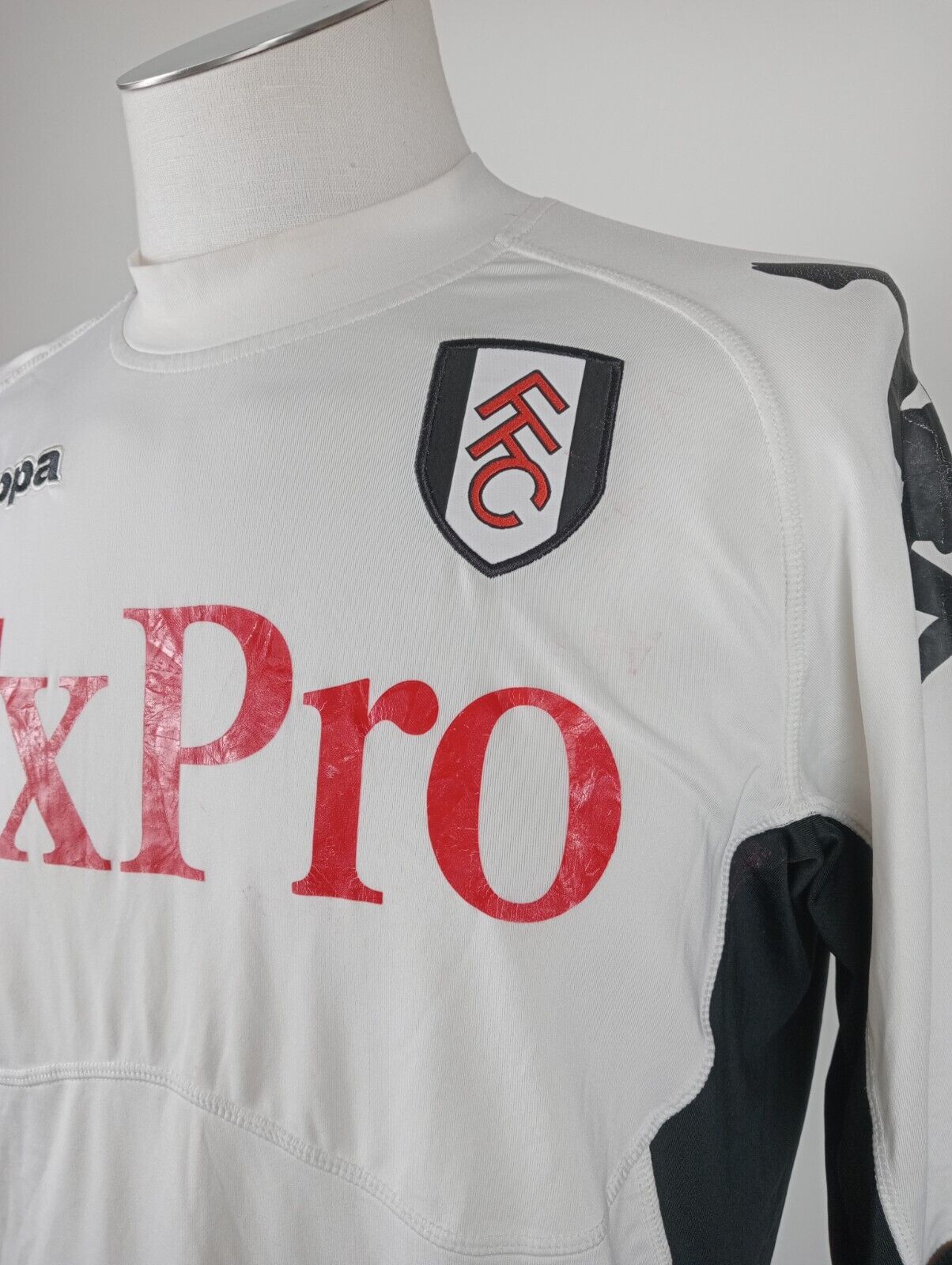 KAPPA FULHAM MAGLIA CALCIO UOMO Tg XL SOCCER TRIKOT JERSEY SPORT 2011-2012