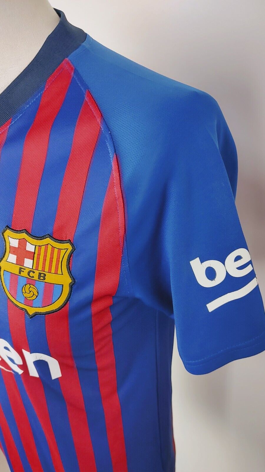 NIKE BARCELONA MAGLIA CALCIO 2018/19 UOMO Tg S SOCCER TRIKOT MAN JERSEY
