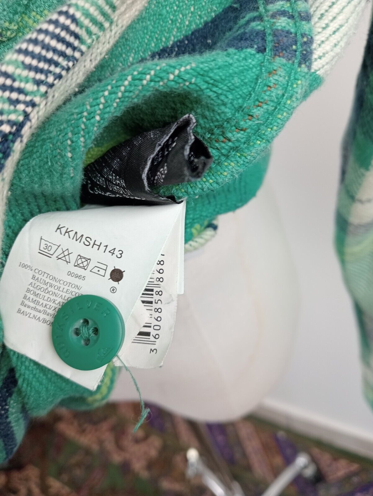 QUIKSILVER CAMICIA UOMO COTONE TG. M  MAN CASUAL VINTAGE SHIRT COTTON