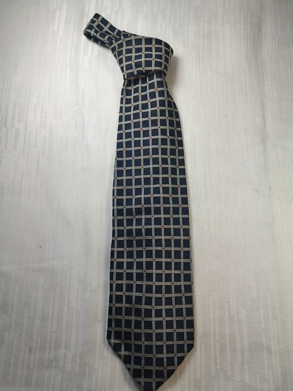 EGON VON FURSTENBERG 100% SILK TIE SETA CRAVATTA NECKTIE MADE IN ITALY CLASSIC
